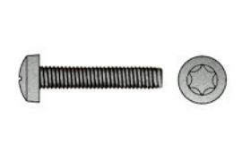 Billede af Panhovedet Maskinskrue M/Torx ISO 14583 Elforzinket Stål Kl. 4.8 M6x16 (200 Stk)