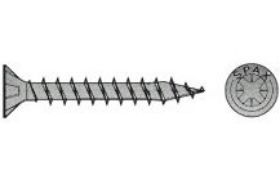 Billede af Spax Universalskrue M/Undersænket Pozidriv Z Hoved, Wirox Hærdet Stål Med Spax 4CUT 4x15/10-Z (1000 Stk)
