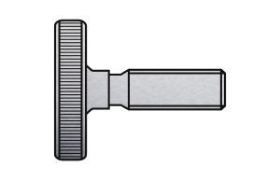 Billede af Fingerskrue DIN 653 Rustfri A1 (1.4305) Med Lavprofil M6x30 (10 Stk)