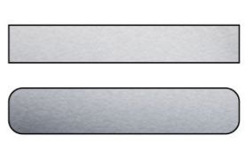 Billede af Pasfedre DIN 6885 Rustfri-Syrefast A4, Afrundet Ende Uden Huller Type A 5x5x12 (100 Stk)