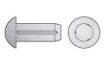 Billede af Rundhovedet Kærvnitte Med Affasning ISO 8746 Type A Aluminium (Ø1,4x4) (500 Stk)