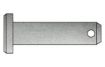 Billede af Splitbolt ISO 2341 Elforzinket Stål Hultolerance h11 Type B (Ø8x30x26,5) (100 Stk)