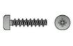 Billede af Panhovedet Thermoplastskrue M/Torx, Elforzinket Hærdet Stål 2,2x10-T6 (1000 Stk)
