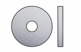 Billede af Skærmskive ISO 7093-1 Rustfri-Syrefast A4 M4-(Ø4,3x11x0,8) (1000 Stk)