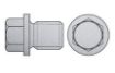 Billede af Cylindrisk Rørprop DIN 910 Rustfri-Syrefast A4 Med Fingevind M10x1 (10 Stk)