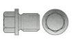 Billede af Cylindrisk Rørprop DIN 910 Elforzinket Stål Med Fingevind M22x1,5 (25 Stk)