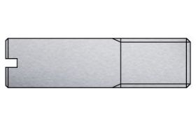 Billede af Pinolskrue M/Ligekærv ISO 2342 Rustfri A1, Med Affaset Ende M8x16 (100 Stk)