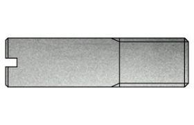 Billede af Pinolskrue M/Ligekærv ISO 2342 Elforzinket Stål 14 H, Med Affaset Ende M5x30 (100 Stk)