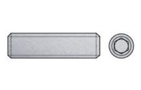 Billede af Pinolskrue Med Flad Ende DIN 913 Rustfri A1/A2 M4x20 (500 Stk)