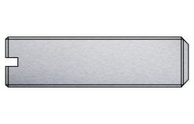 Billede af Ligekærvet Pinolskrue Med Flad Tap DIN 551 Rustfri A1 (1,4305) M3x4 (50 Stk)