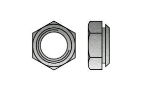 Billede af Presmøtrik Elforzinket Hærdet Stål M16 / 3,4 (100 Stk)