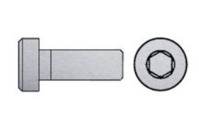 Billede af Cylinderhovedet Insexskrue M/Lavhoved DIN 7984 Rustfri A2 M16x40 (25 Stk)