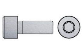 Billede af Cylinderhovedet Insexskrue ISO 4762 Rustfri-Syrefast A4-(70*) M6x40 (500 Stk)