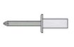 Billede af Lukket Blindnitte (Luft og Vandtæt) Aluminium / Elforzinket Fosfateret Stål ISO 15973 Type CAP-F 3,2x6,5 (500 Stk)