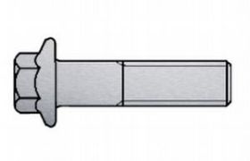 Billede af Låseflangebolt DIN 6921 Rustfri-Syrefast A4 M8x40 (200 Stk)