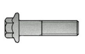 Billede af Flangebolt ISO 4162 Elforzinket Stål 10.9 M12x60