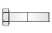 Billede af Stålbolt DIN 931 Zinkflake Behandlet (flZn/TL 480h) Stål Kl. 8.8 M20x65 (25 Stk)