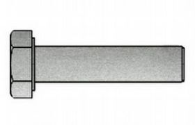 Billede af Sætskrue (~DIN 933) ASME B 18.2.1 Elforzinket Stål Grade 5 (~ Kl. 8.8) UNC Gevind 1/4-20x1/2 (100 Stk)