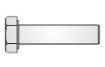 Billede af Sætskrue ISO 4017 Zinkflake Behandlet (flZn/TL 480h) Stål Kl. 8.8 M8x50 (200 Stk)