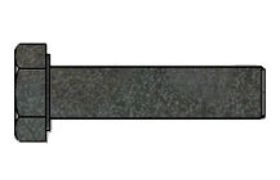 Billede af Sætskrue ISO 4017 Ubehandlet Stål Kl. 8.8 M24x220 (1 Stk)