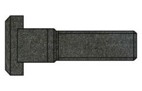 Billede af T-Bolt DIN 787 Ubehandlet Stål Kl. 8.8 20-M20x125 (5 Stk)