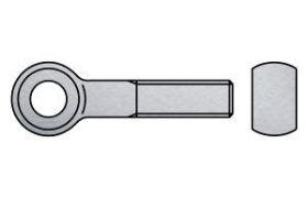 Billede af Øjebolt DIN 444 Rustfri A2 Type B M12x55 (10 Stk)