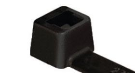 Billede af Sort Kabelbinder til udendørs (UV Resistente) Plastik PA6.6 - Bredde 3,5x190/55 (100 Stk)