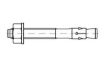 Billede af FISCHER Betonanker Rustfri-Syrefast A4 M/Møtrik og Skive Kort Type FBN II 12/ 5K (20 Stk)