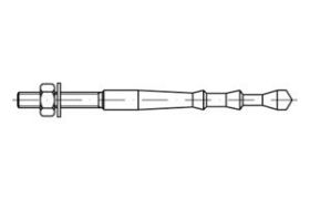 Billede af FISCHER Highbond Anker Elforzinket Stål FHB II-A L M16x125/ 30 (10 Stk)