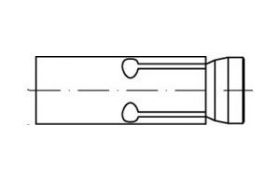 Billede af FISCHER ZYKON Underskåret Anker Med indvendig Rustfri-Syrefast A4 Gevind FZA-I 14x60 M8 I (20 Stk)