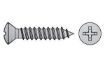 Billede af Linsehovedet Pladeskrue M/Phillips H Rustfri A2 Med Spids Ende 2,9x9,5 (1000 Stk)