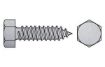 Billede af Pladeskrue M/Sekskantet Hoved Og Spids Ende DIN 7976 Type C Rustfri A2 3,5x16 (1000 Stk)