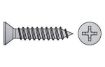 Billede af Undersænket Pladeskrue M/Phillips H ISO 7050 Rustfri A2 Med Spids Ende 2,9x25 (1000 Stk)