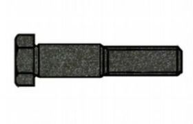 Billede af Pasbolt DIN 609 Ubehandlet Stål 8.8 Metrisk-Fingevind M20x2x160-Ø21
