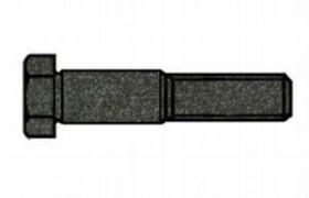 Billede af Pasbolt DIN 609 Ubehandlet Stål 8.8 Metrisk-Fingevind M20x2x170-Ø21