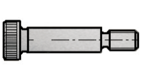 Billede af Pasbolt ISO 7379 Rustfri-Syrefast A4 M5x12-Ø6