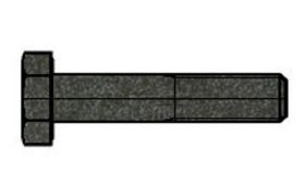 Billede af Stålbolt Med Fingevind ISO 8765 Ubehandlet Stål Kl. 10.9 M16x1,5x85 (25 Stk)