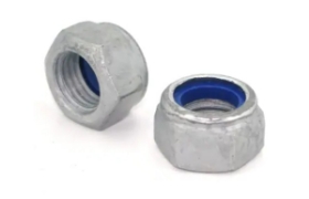 Billede af Låsemøtrik ISO 7040 M/Nylonring Varmforzinket Stål Kl. 10 M24