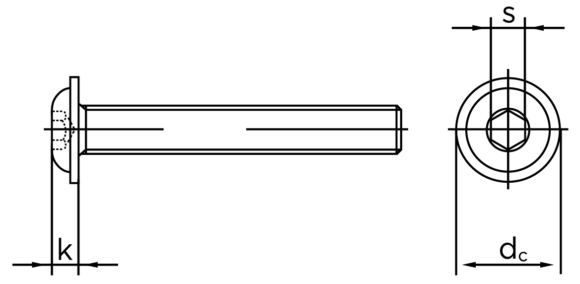 Iso 7380 чертеж