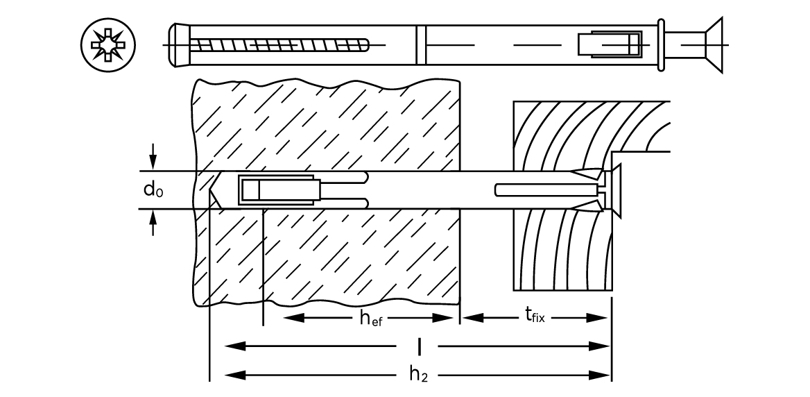 Teknisk tegning af 88680